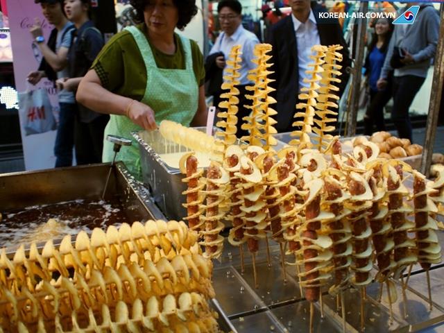 9 món ăn đường phố hấp dẫn ở Seoul