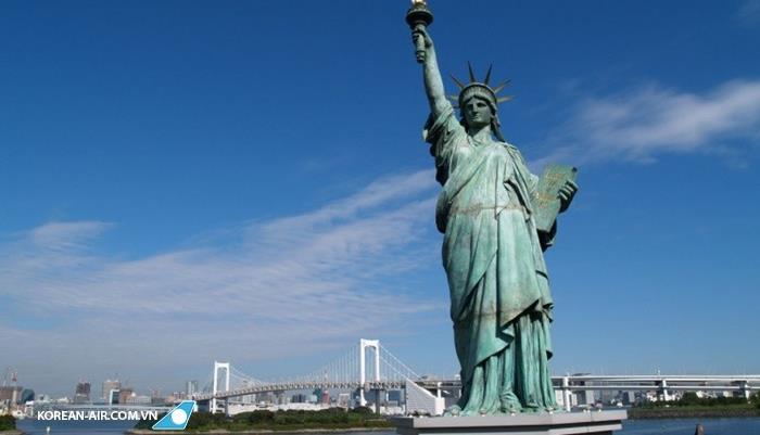 Tượng nữ thân tự do là biểu tượng của New York và nước Mỹ 