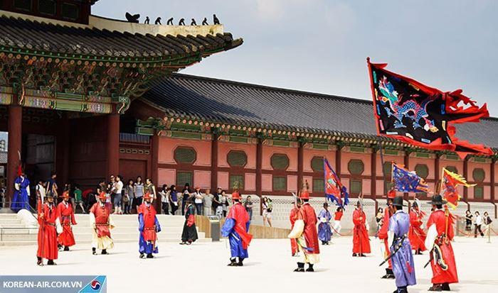 Cung điện Gyeongbok ở Seoul